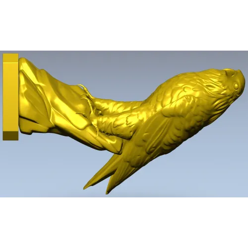 Орёл на постаменте - 3D модель в формате STL для ЧПУ