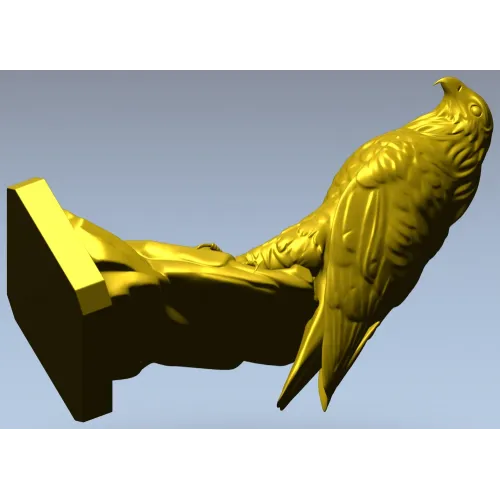 Орёл на постаменте - 3D модель в формате STL для ЧПУ