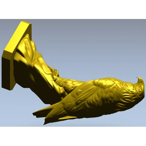 Орёл на постаменте - 3D модель в формате STL для ЧПУ