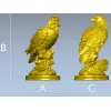 Орёл на утёсе - 3D модель STL для ЧПУ