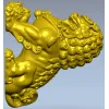 Лев-хранитель - барельефная 3D модель в формате STL для ЧПУ