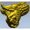 Лев-хранитель - барельефная 3D модель в формате STL для ЧПУ