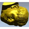 3D модель головы мальчика в формате STL для ЧПУ - Очаровашка