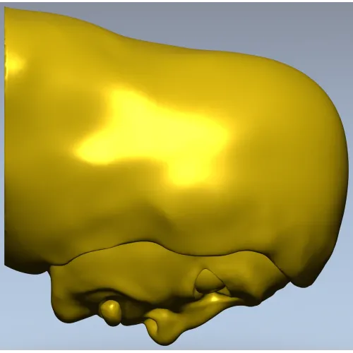 Очаровашка - 3D модель головы ребёнка для ЧПУ (STL)