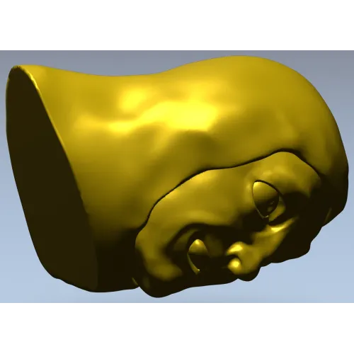 Очаровашка - 3D модель головы ребёнка для ЧПУ (STL)