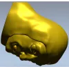 Очаровашка - 3D модель головы ребёнка для ЧПУ (STL)