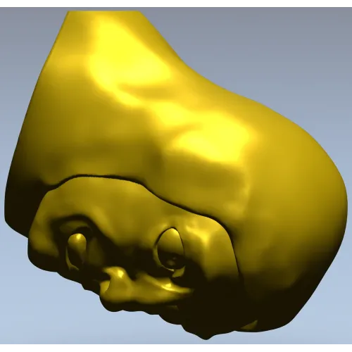 Очаровашка - 3D модель головы ребёнка для ЧПУ (STL)