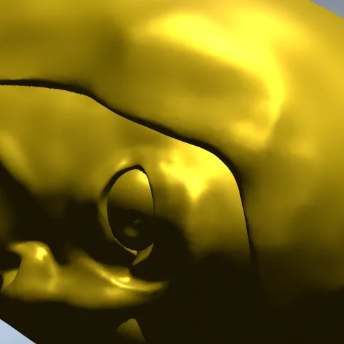 Очаровашка - 3D модель головы ребёнка для ЧПУ (STL)
