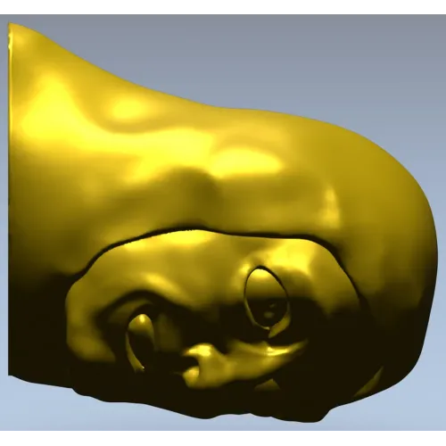 Очаровашка - 3D модель головы ребёнка для ЧПУ (STL)