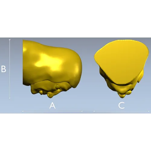 Очаровашка - 3D модель головы ребёнка для ЧПУ (STL)