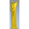 Нимфа в полёте - 3D модель STL для ЧПУ