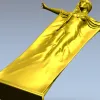 Парящая девушка - 3D модель STL для ЧПУ