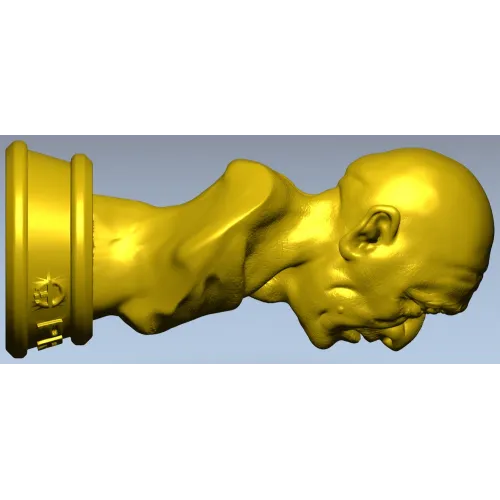 Пожилой мужчина - 3D модель для ЧПУ в формате STL