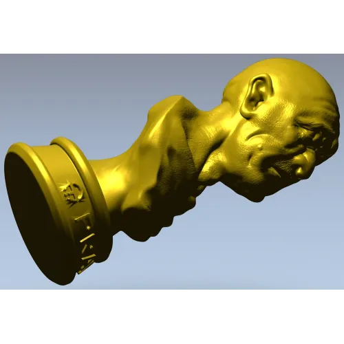 Пожилой мужчина - 3D модель для ЧПУ в формате STL