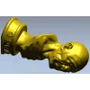 Пожилой мужчина - 3D модель для ЧПУ в формате STL