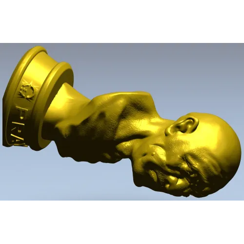 Пожилой мужчина - 3D модель для ЧПУ в формате STL