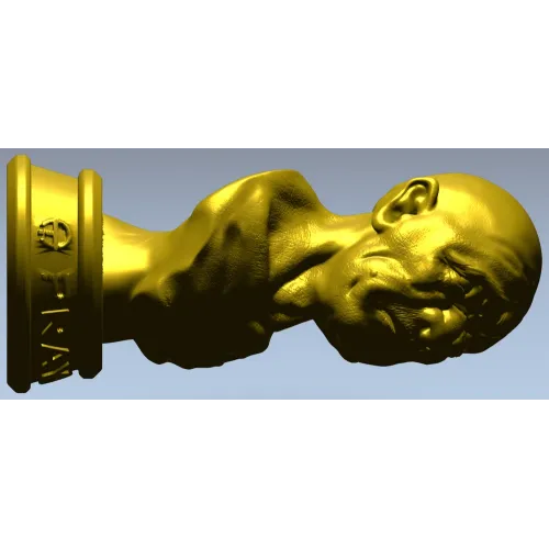 Пожилой мужчина - 3D модель для ЧПУ в формате STL