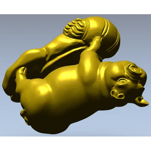 Поросёнок с бочонком - 3D модель STL для ЧПУ