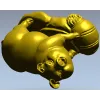 Поросёнок с бочонком - 3D модель STL для ЧПУ