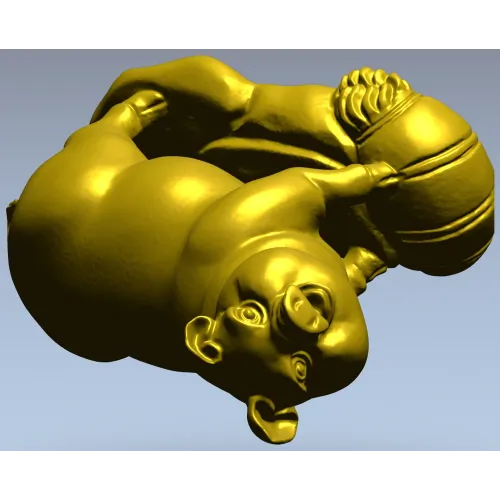 Поросёнок с бочонком - 3D модель STL для ЧПУ