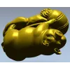 Поросёнок с бочонком - 3D модель STL для ЧПУ