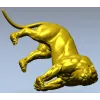 Пума - детализированная 3D модель STL для ЧПУ