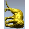 Пума - детализированная 3D модель STL для ЧПУ