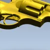 Стл модель револьвера - 3D файл для чпу