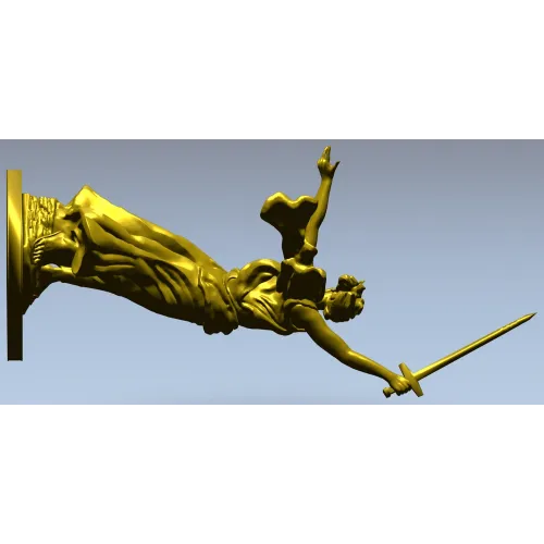 Родина-мать зовёт - 3D модель в формате STL для ЧПУ