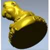 Весёлый карикатурный бюст - stl модель для ЧПУ