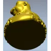Весёлый карикатурный бюст - stl модель для ЧПУ