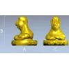 Весёлый карикатурный бюст - stl модель для ЧПУ