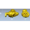 3D модель STL - Дремлющий Санта, декоративное навершие для ЧПУ