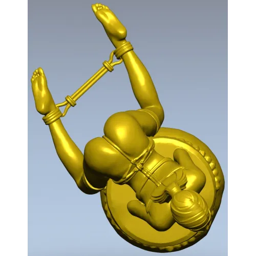 Эротическая скульптура женщины на подушке - 3D модель STL для ЧПУ
