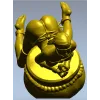 Эротическая скульптура женщины на подушке - 3D модель STL для ЧПУ