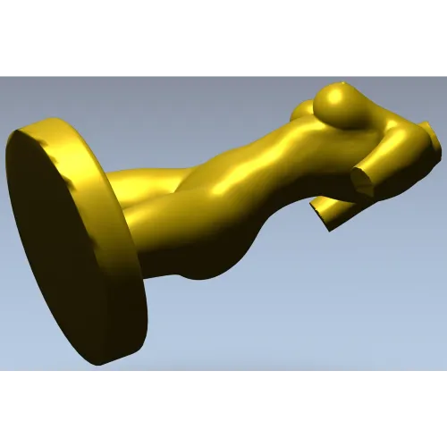 3D модель торса женщины в формате STL для ЧПУ