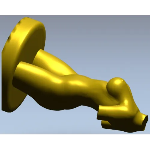 3D модель торса женщины в формате STL для ЧПУ