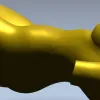 3D модель торса женщины в формате STL для ЧПУ