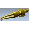 Преподавательница с книгой - 3D модель (STL) для ЧПУ