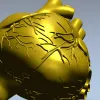 3D модель анатомического сердца в формате STL для ЧПУ