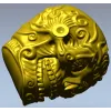 3D модель декоративного черепа для ЧПУ в формате STL
