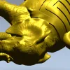 Слон-амулет в формате STL для ЧПУ - детализированная 3D модель