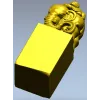 Счастливый слон с Буддой - 3D модель STL для ЧПУ