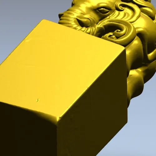 Счастливый слон с Буддой - 3D модель STL для ЧПУ