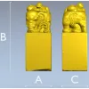 Счастливый слон с Буддой - 3D модель STL для ЧПУ