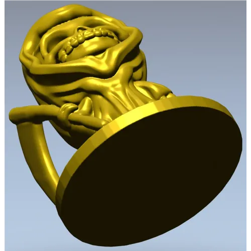 Whimsical Grim Reaper STL Model for CNC