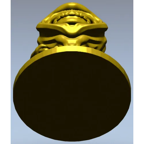Whimsical Grim Reaper STL Model for CNC