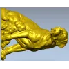 3D модель собаки с щенками в формате STL для ЧПУ