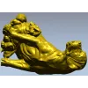 3D модель собаки с щенками в формате STL для ЧПУ