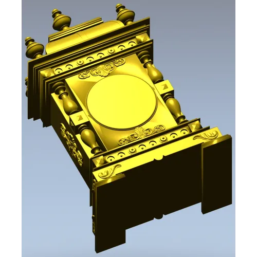 Пьедестал с медальоном - 3D модель STL для ЧПУ